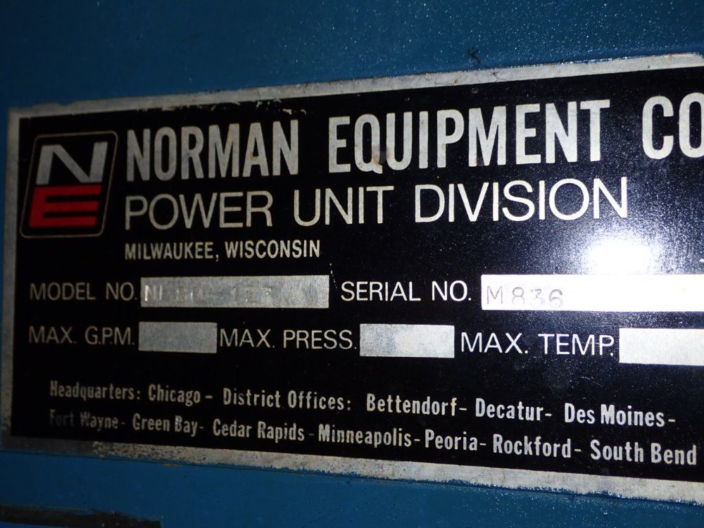 Norman Equipment Power Unit