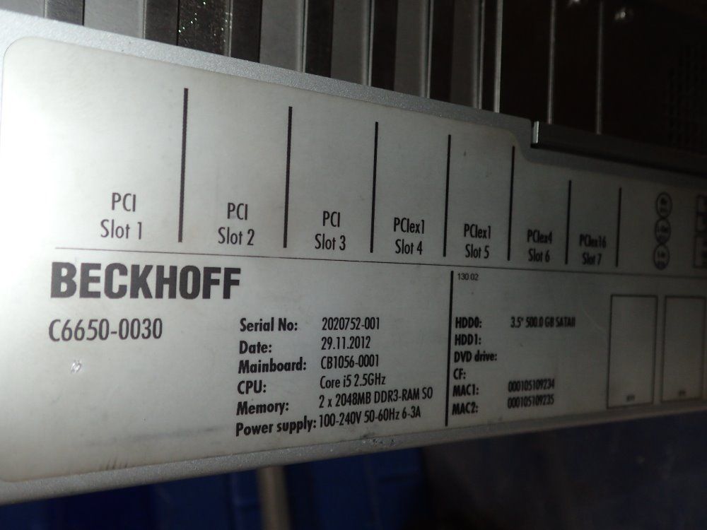 Beckhoff Industrial Computer