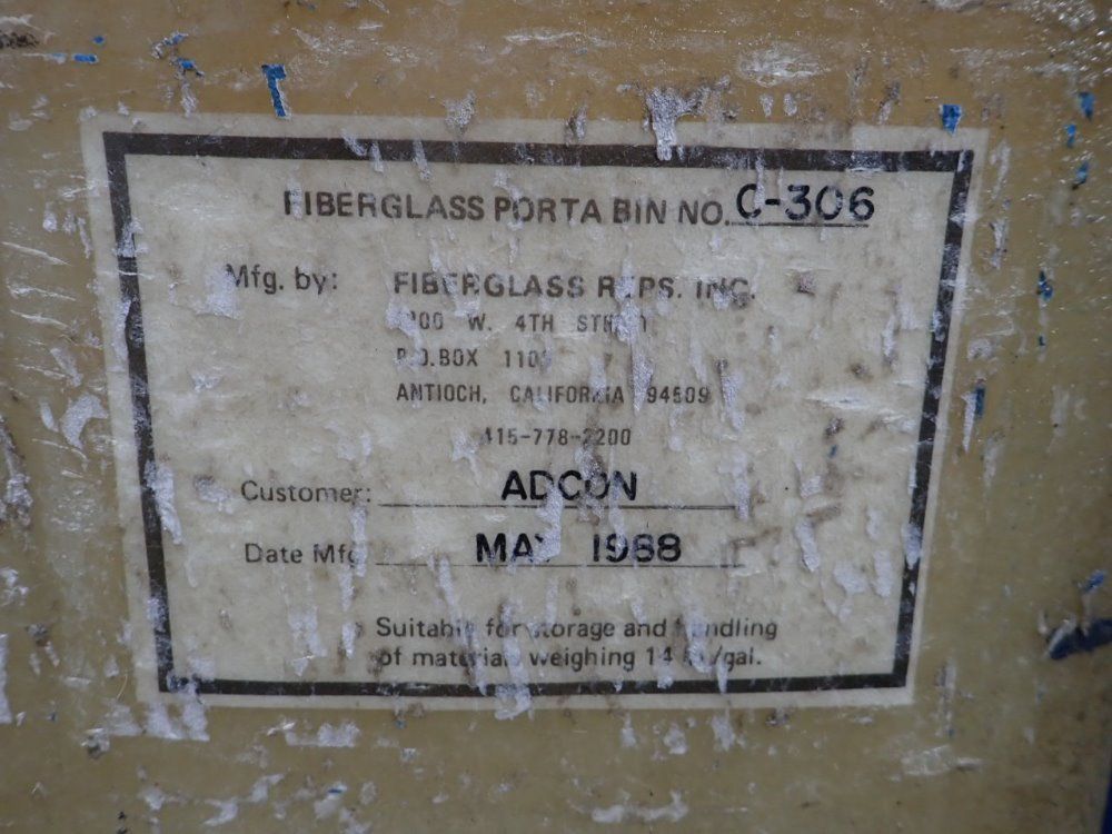 Fiberglass Reps. Fiberglass Tank