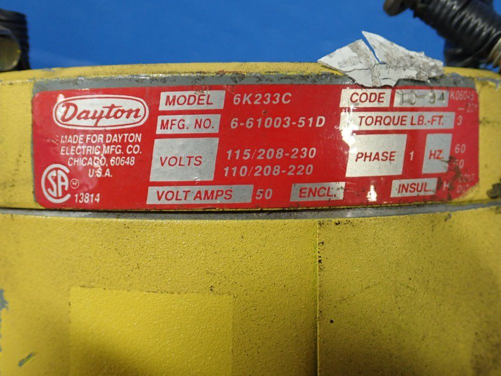 Dodge / Dayton Gear Reducer W/ Brake