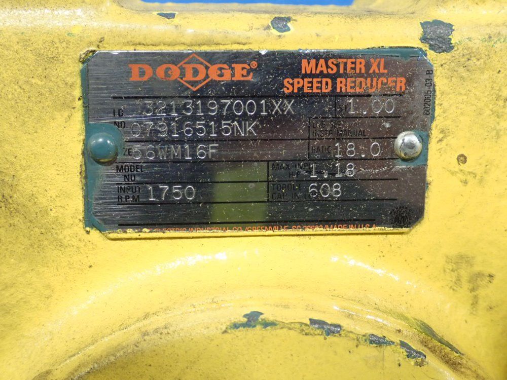 Dodge / Dayton Gear Reducer W/ Brake