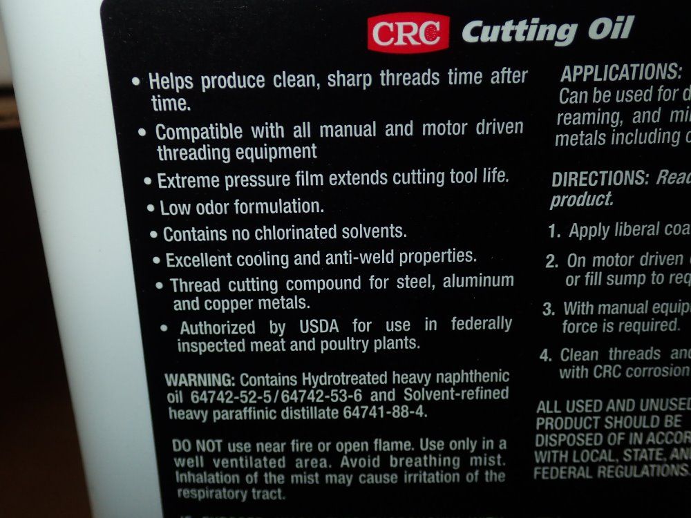 Grc Cutting Oil