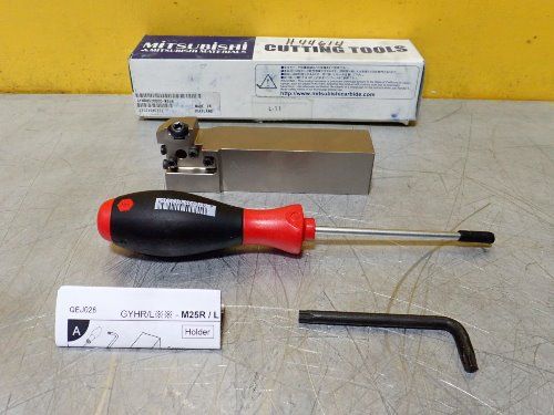 Mitsubishi Cutting Tools . Gyhrus20d00-m25r. Modular Tool Holder. 1.25" Shank - Gyhrus20d00-m25r