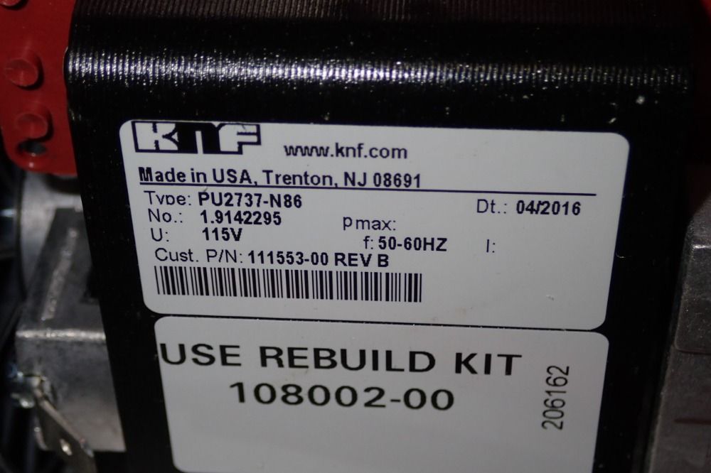 Knf Gas Analyzer Vacuum Pump