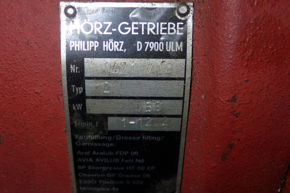 Horz Getriebe Gear Reducer