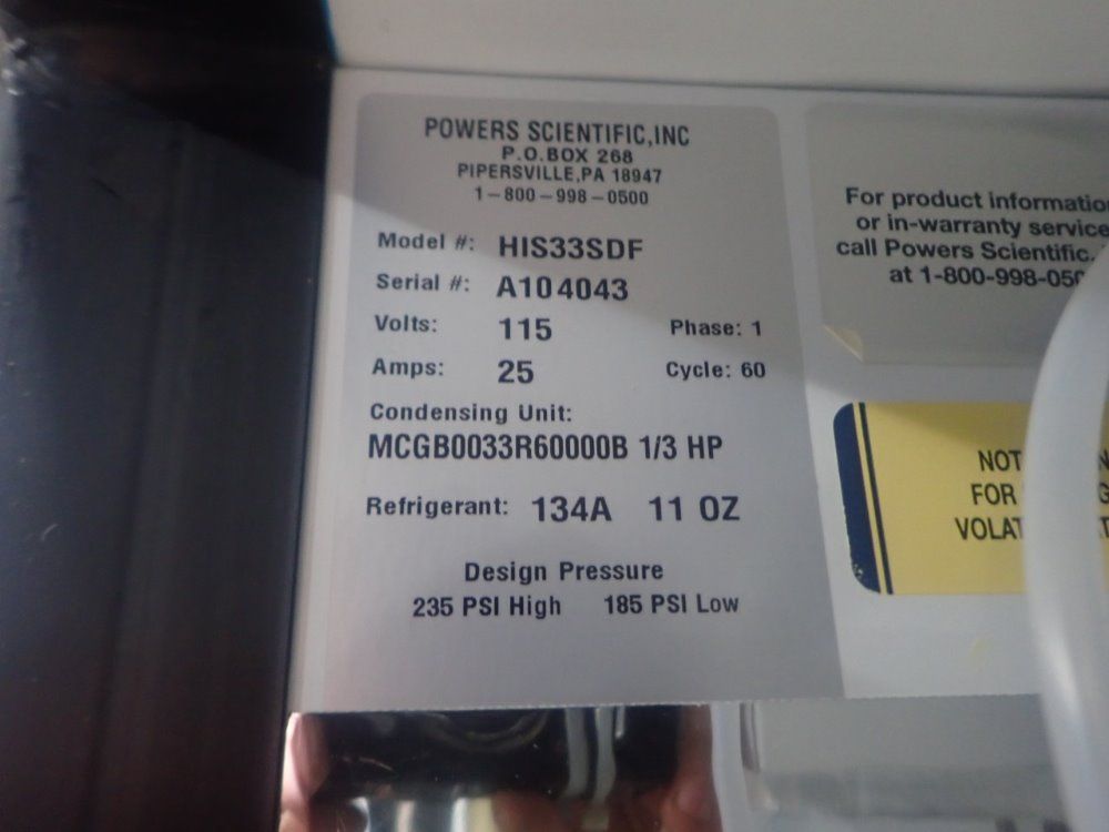 Powers Scientific Environmental Chamber