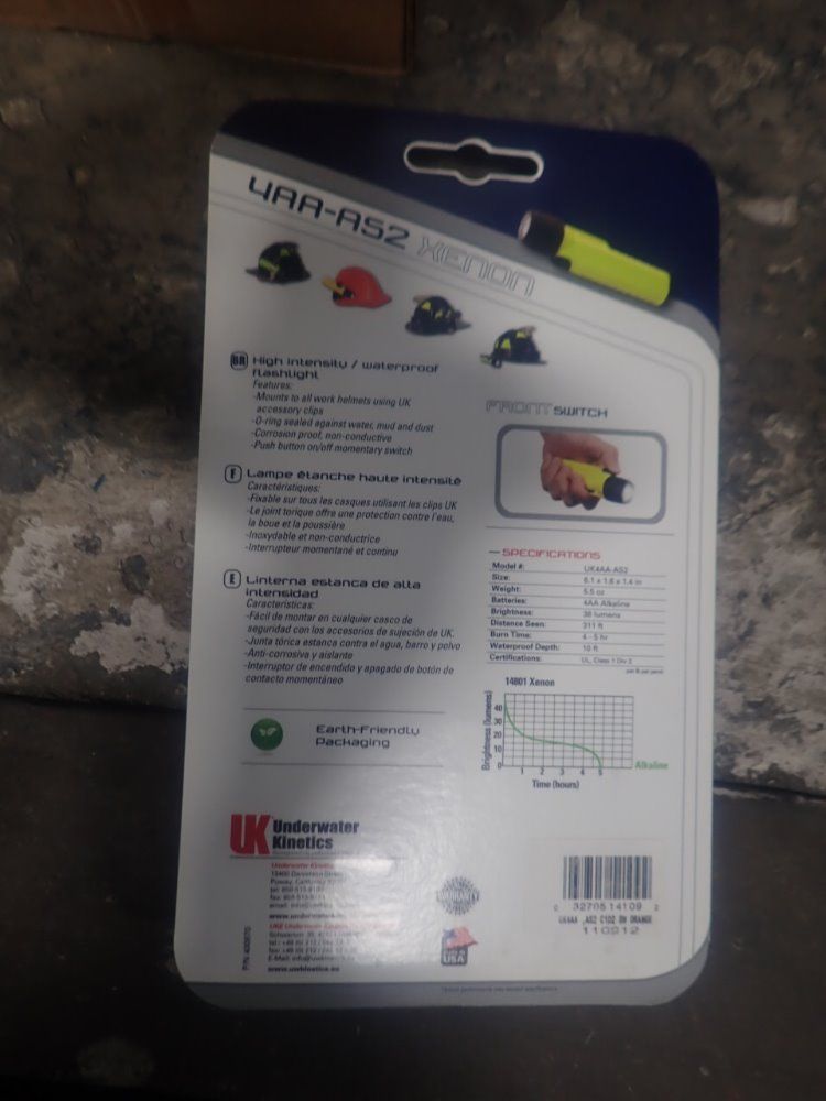 Underwater Kinetics Flashlights