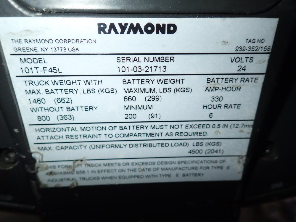 Raymond Electric Pallet Truck