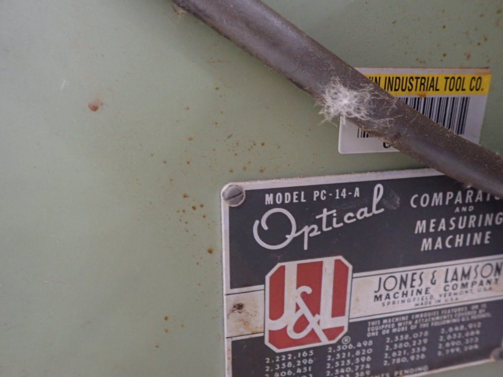 Jones&lamson Optical Comparator