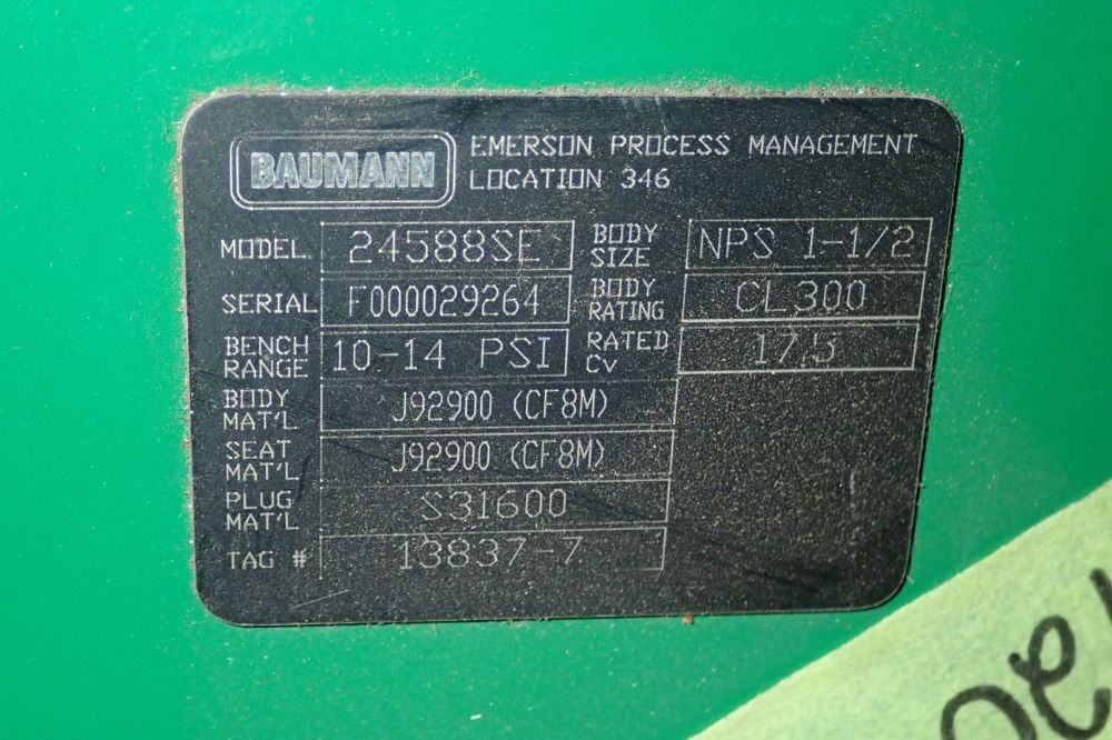 Baumann Automatic Ball Valve