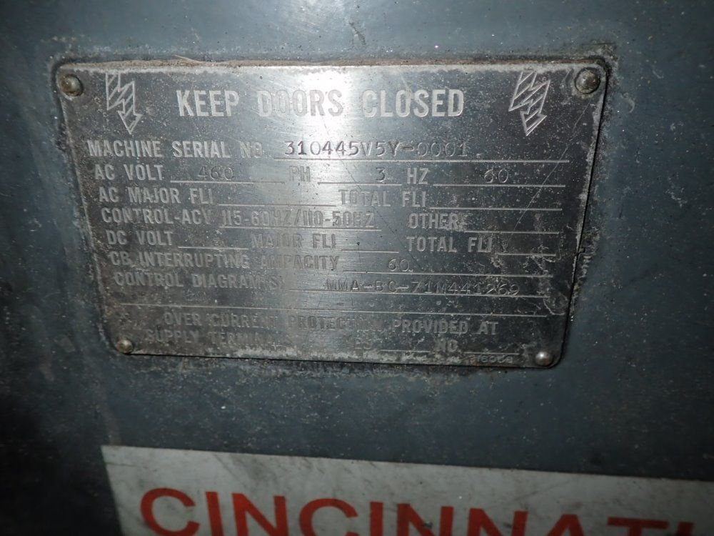 Cincinnati Dial Type Milling Machine