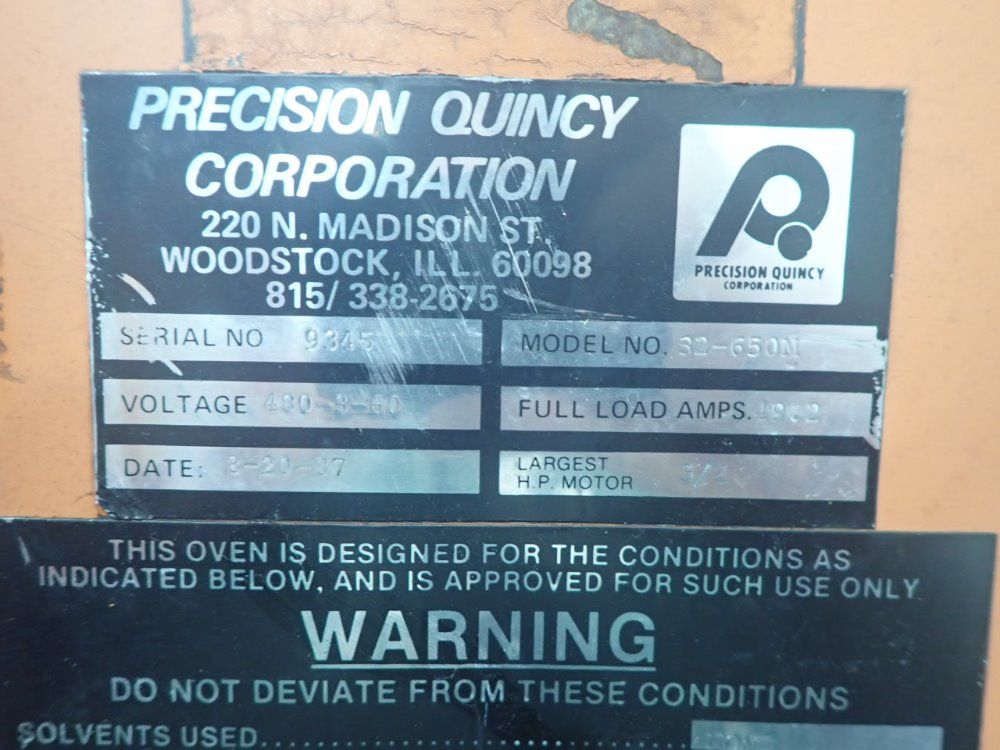 Precision Quincy Oven