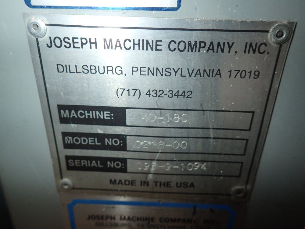 Joseph Machine Company Saw