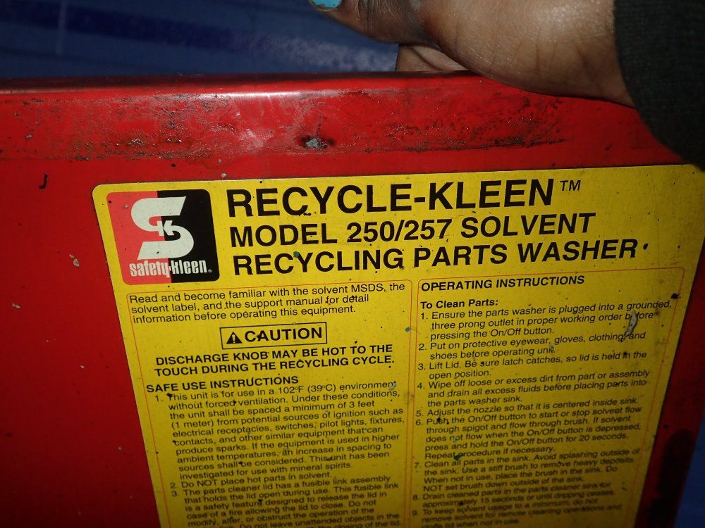 Systemone Parts Washer