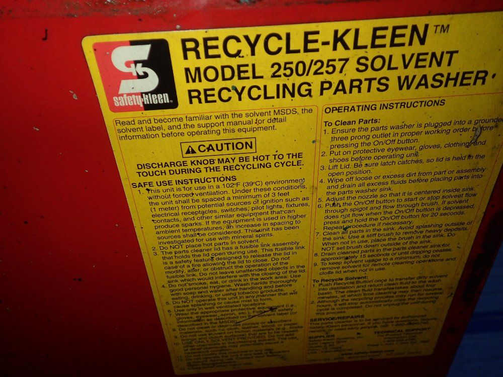 Systemone Parts Washer