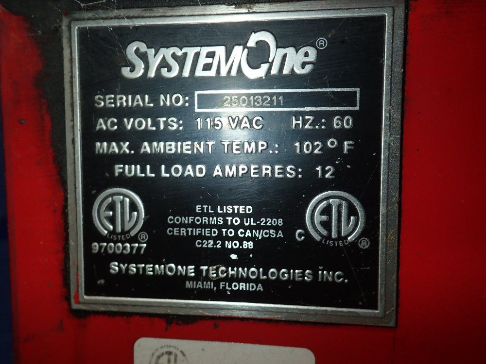 Systemone Parts Washer