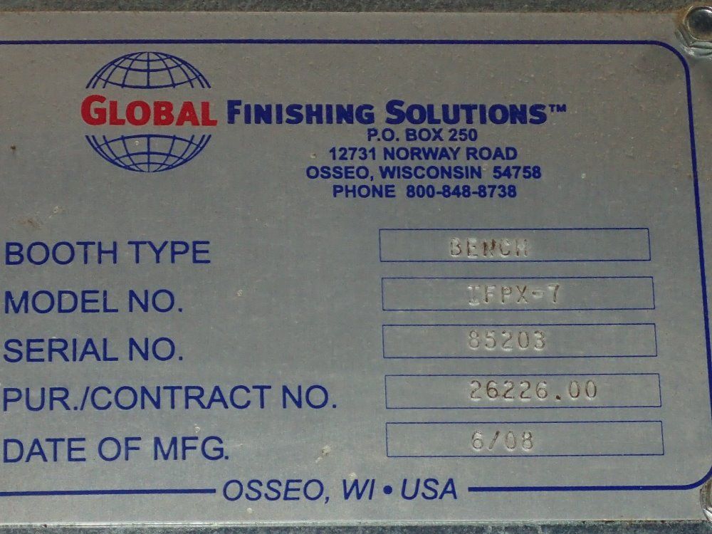 Global Finishing Solutions Paint Booth