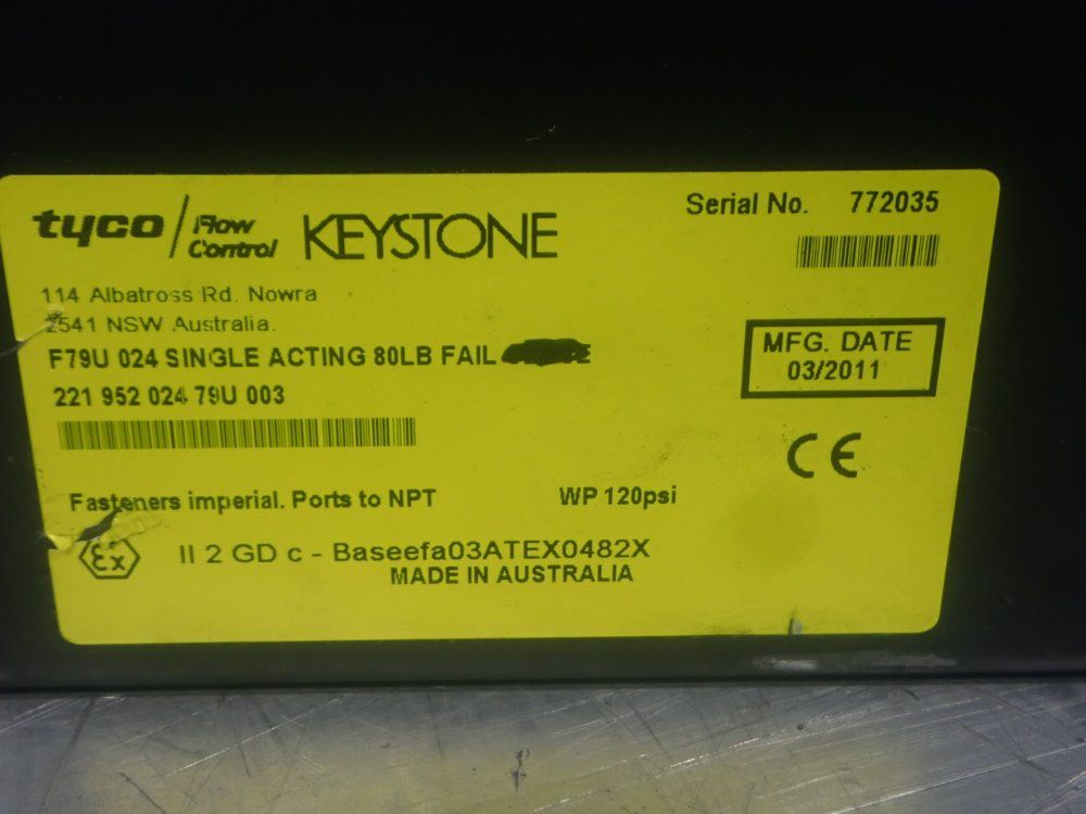 Tyco / Keystone Actuator