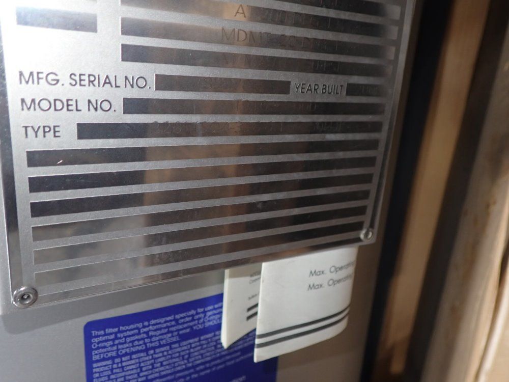 Pall Filtration Tank