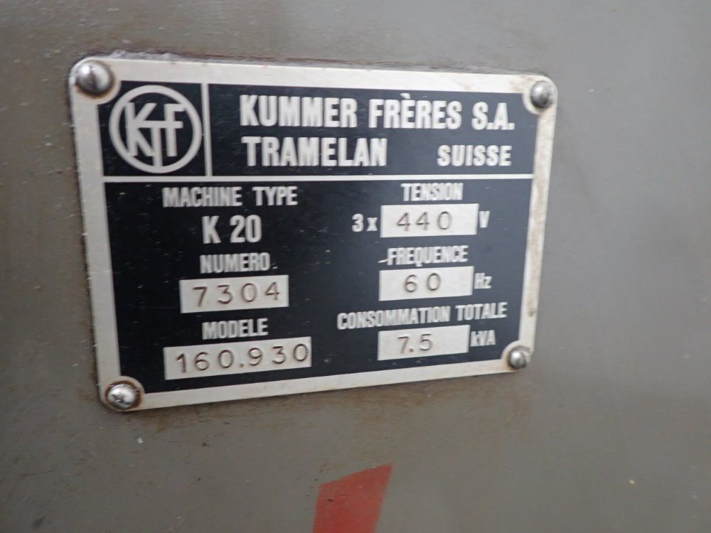 Kummer Double Spindle Lathe