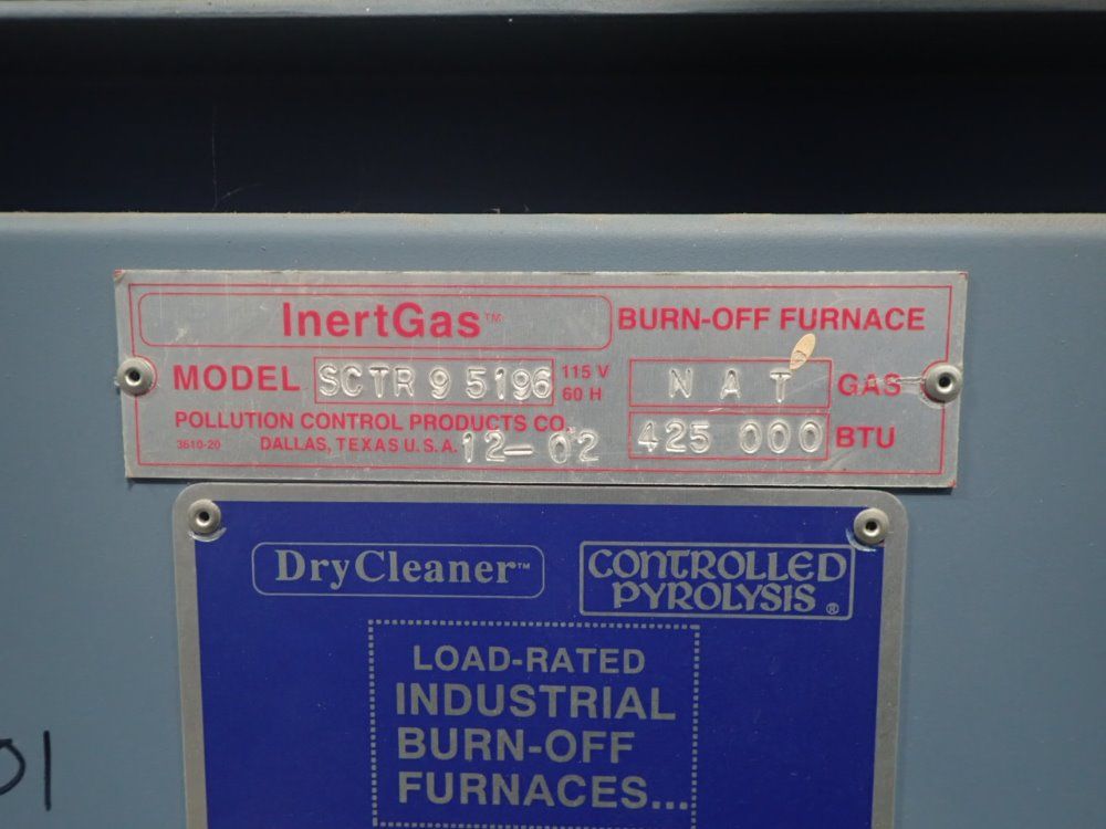 Pollution Control Burn Off Furnace