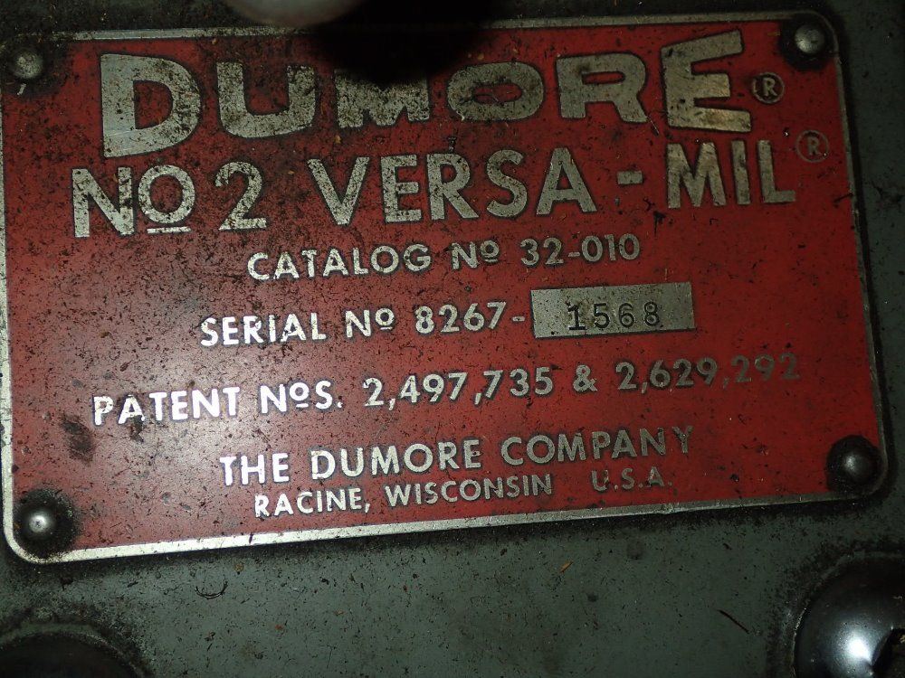 The Dumore Company Versa-mill Mill Head