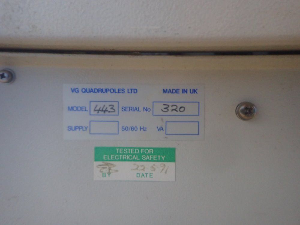 Vg-quadrupoles Mass Spectrometer