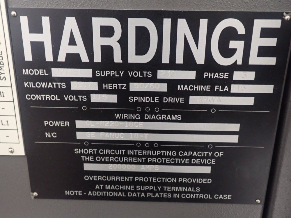 Hardinge Conquest T51sp Cnc Lathe - Conquest T51sp