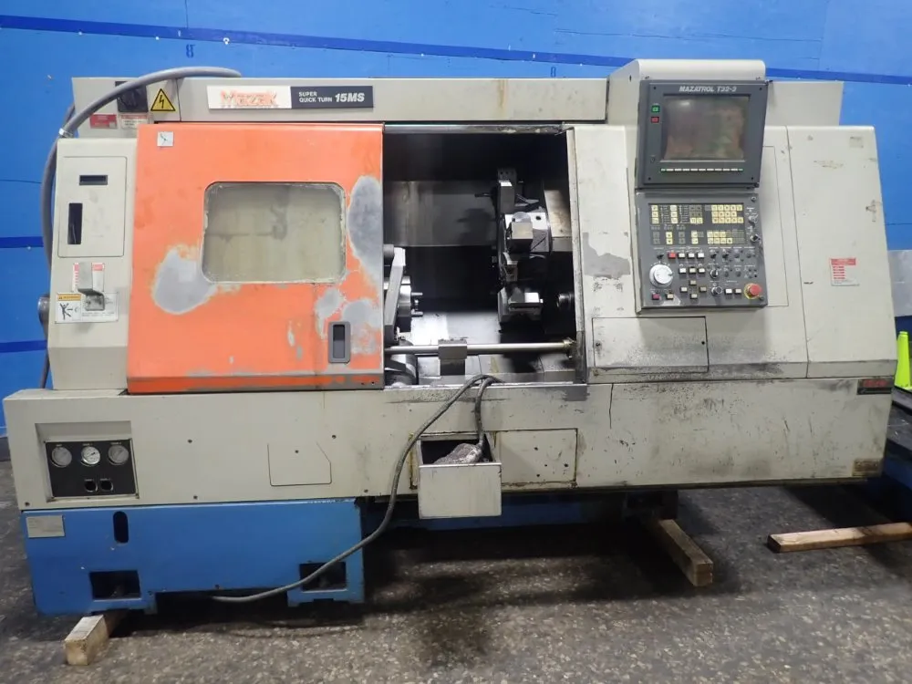 Mazak Super Quick Turn 15ms Cnc Lathe - Super Quick Turn 15ms