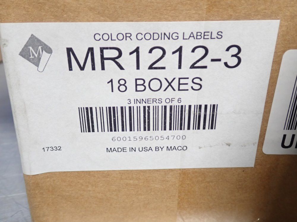 Maco Color Coding Labels