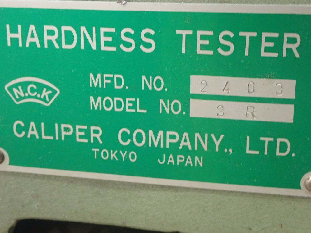 Caliper Company Hardness Tester