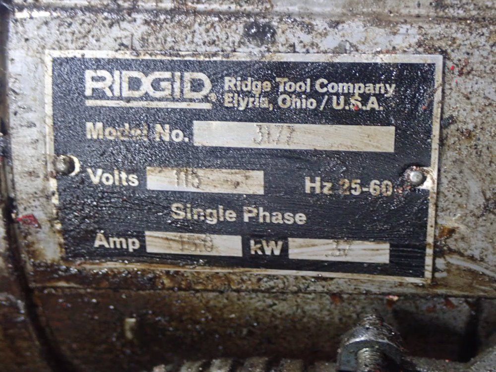 Ridgid Pipe Threader