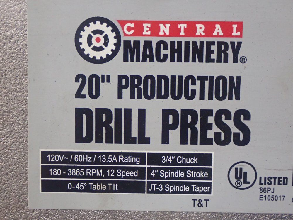 Control Machinery Drill Press
