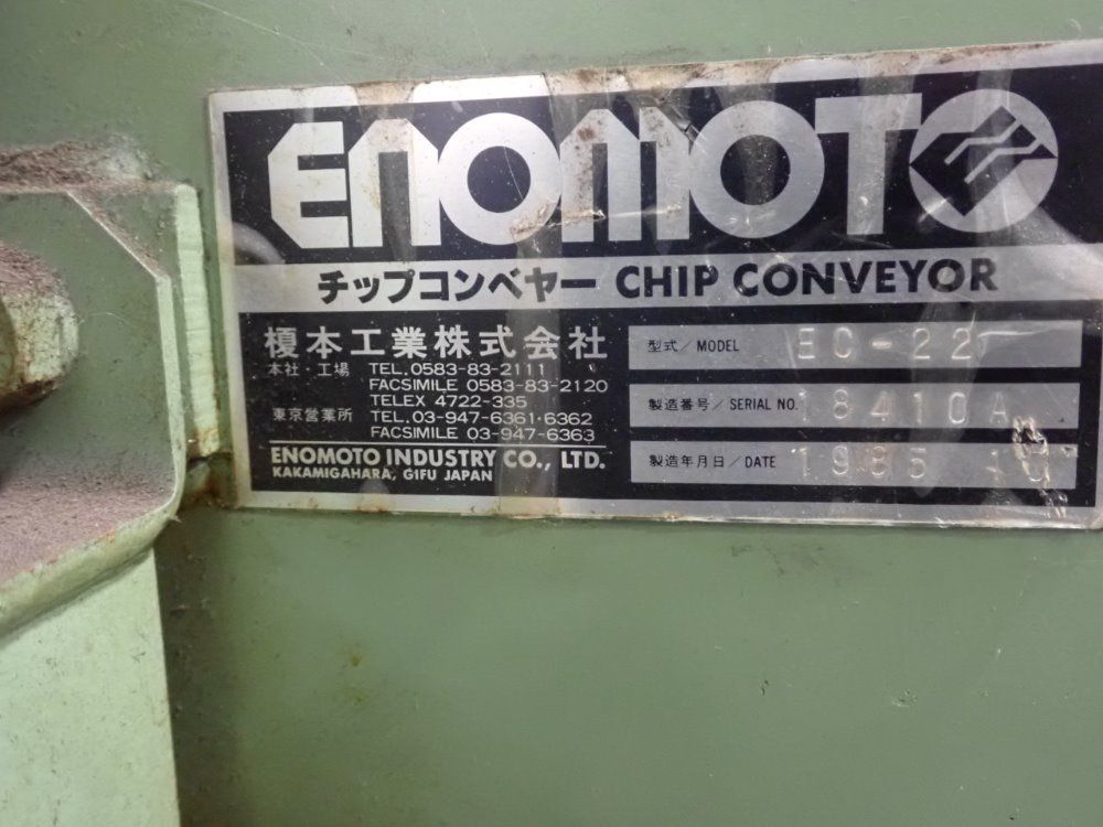 Enomot Chip Conveyor