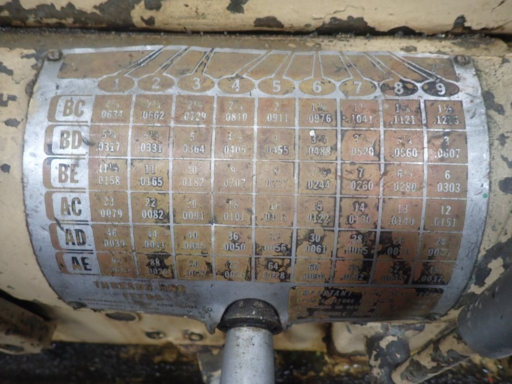 Cincinnati 24" X 72" 21 1/2 Tray Top Lathe - 21 1/2 Tray Top
