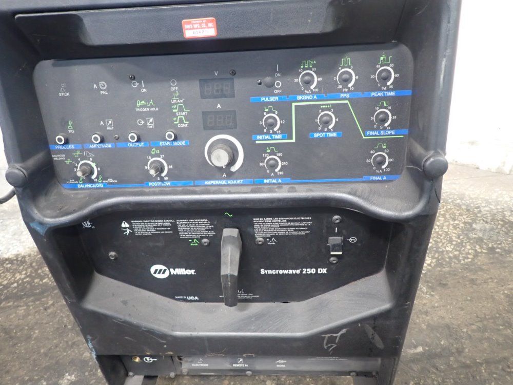 Miller 310a Syncrowave 250dx Welder - Syncrowave 250dx
