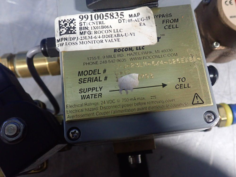 Rocon Tip Loss Monitor Valve