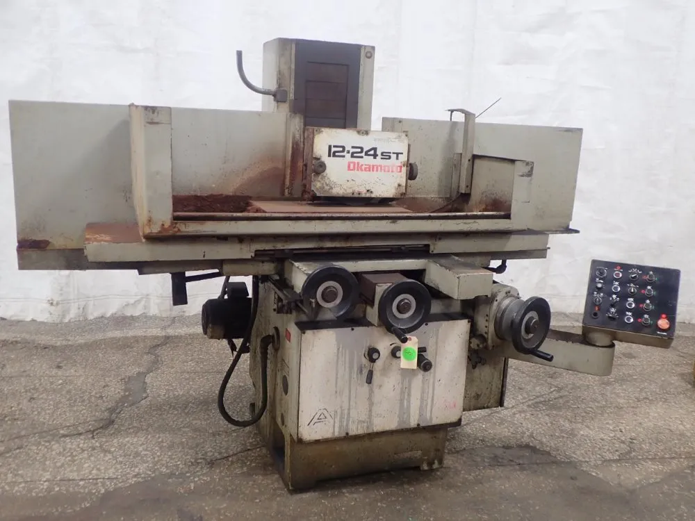 Okamoto 12" X 24" Mag Chuck Acc-12.24st Surface Grinder - Acc-12.24s