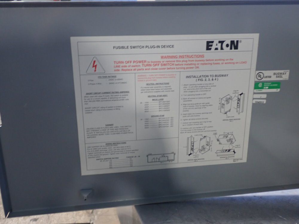 Eaton Fusible Busway Switch