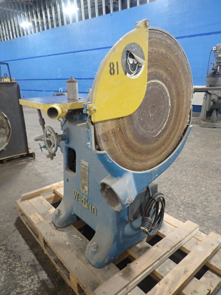 Wadkin 30" Disc Disc Sander/shaper
