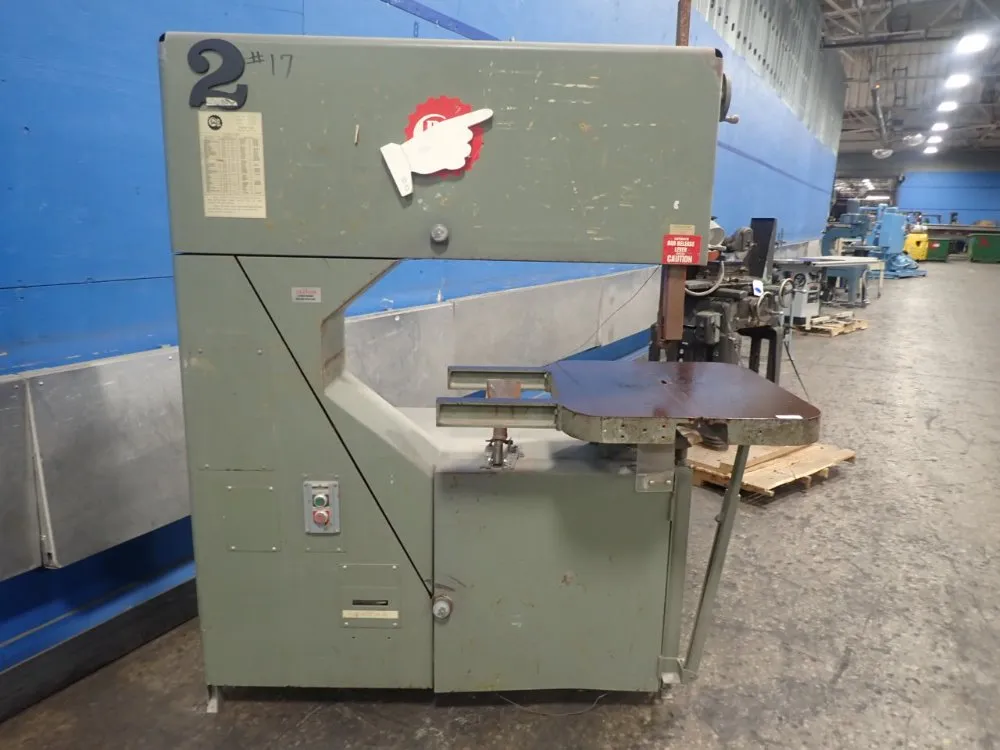 Grob 36" X 12" 4v-36 Vertical Band Saw - 4v-36