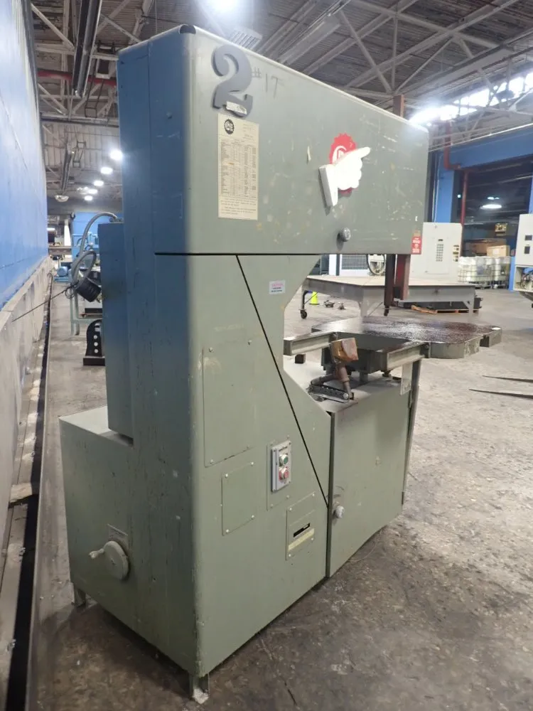 Grob 36" X 12" 4v-36 Vertical Band Saw - 4v-36