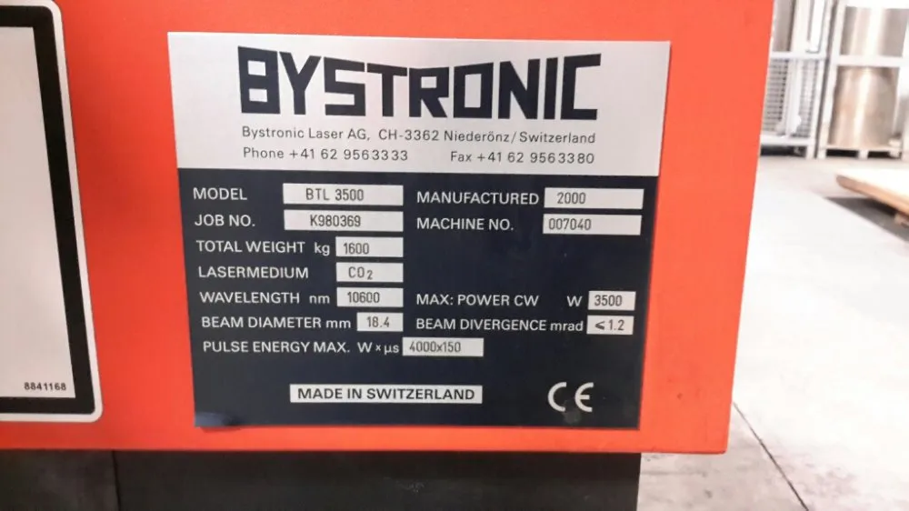 Bystronic 48" X 120" Byspint 3015 Cnc Laser Cutting System - Byspint 3015