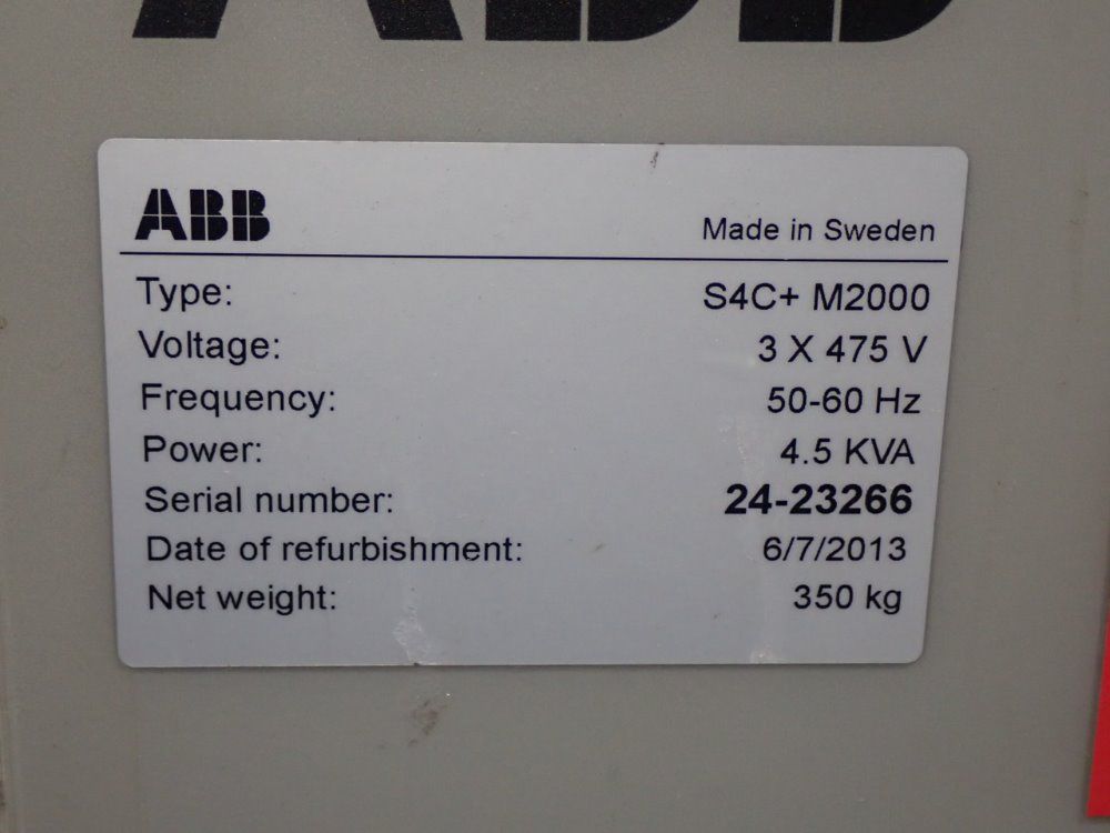 Abb Irb6600 M2000 Robot - Irb6600 M2000