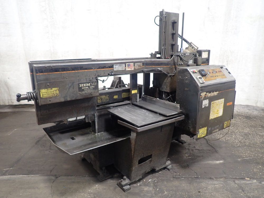Hem Inc 22" X 15" Twister Auto Horizontal Band Saw - Twister Auto