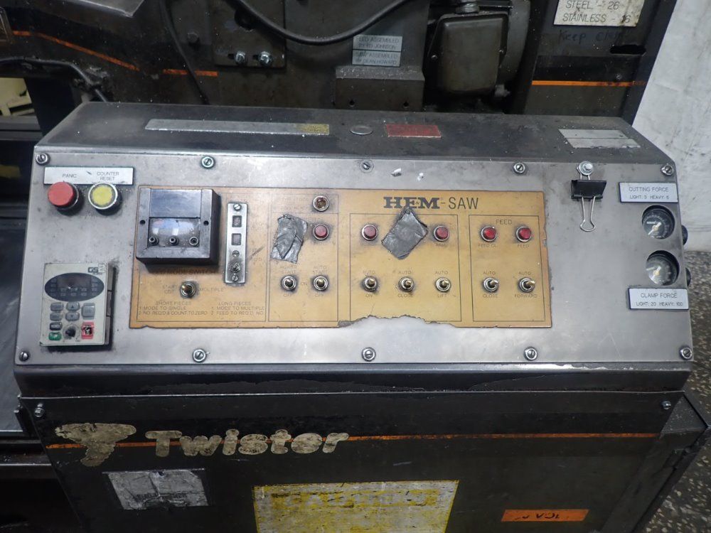 Hem Inc 22" X 15" Twister Auto Horizontal Band Saw - Twister Auto