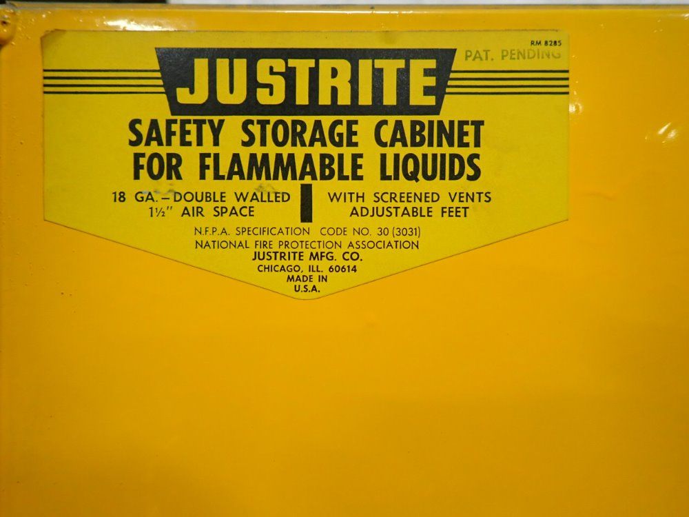 Justrite Flammable Cabinet