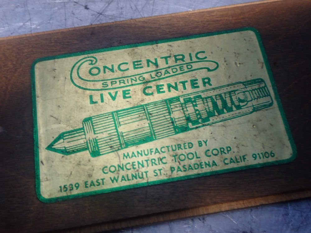 Concentric/morse Live Center