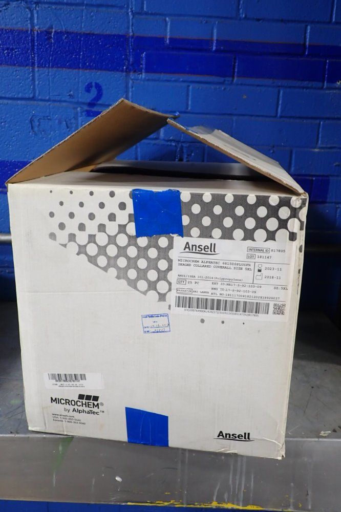 Ansell/micro Chem Coveralls