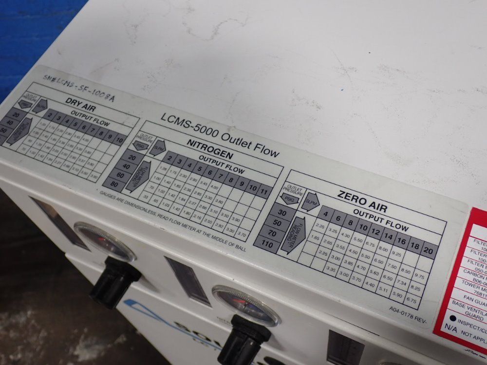 Parker/baltson Parker/balston Lcms-sf5000na/source Tri-gas Generator - Lcms-sf5000na/source